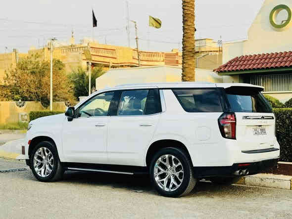 تاهو 2022  باسمي شخصيآ

السعر : 568$ وبيه مجاااال

اتصاااال : ***********

سياره البجم كبس بيه 3 قطع جاملغ خلفي وبابتين 

 #بغداد باسمي  شخصيآ تحويل ثاني يوم رقم جديد نكليزي وهزه جديده

عداد المسافة 71 Mi

المواصفات : 1/1

ويل كروم 

بصمه 

بنراما

5كامرات

كامرة دوارة 

حجم المحرك V8 5.3L

مرتبط بناقل حركة أوتو 10 نمر

رادار + تحديد مسار + مانع تصادم + نقطه عمياء مفتاح التشغيل بصمة

4 باب بصمة

تشغيل عن بعد 

كشنات منفصل 

دفع خلفي RWD 

اريل نفكيتر 

حساسات أمامية 

حساسات خلفية

لايت زينون + LED

بك لايت LED 

حساسات ضغط الاطارات 

اشارة في المرايا الجانبية 

تعليق لمس
هاند بريك كهرباء 

شاشة جبيرة حجم 17 + Apple Car play

شفتات مقود 

مثبت السرعة Cruise 
المودات والاوامر الصوتية 
مخرج منفذ الطاقة 

3 قطع تبريد

حركة المقاعد الأمامية كهرباء

ثلاجة 

تبريد لمس مناخين منفصلين 

3 قطع تبريد 

أوضاع القيادة Drive Mode 

أوتو هولد Auto Hold 

نظام مانع الانزلاق 

نظام نزول المنحدرات 

نظام تحديد المسار

نظام اطفاء وتشغيل

جديدة وبل عافية ع ياخذها 

بغداد
