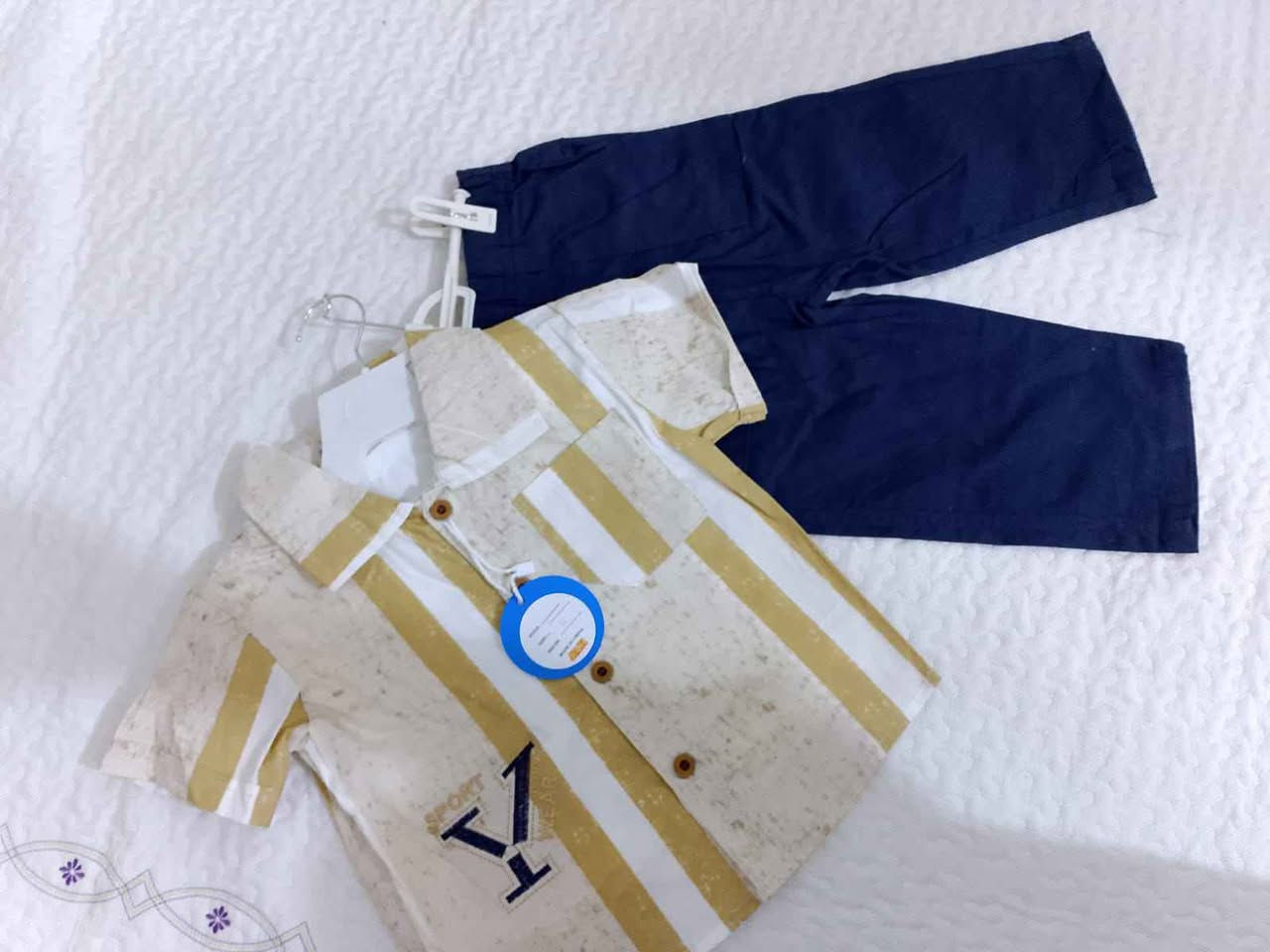 طقم ولادي ٣ قطع يلبس من عمر سنة إلى عمر خمس سنوات ب١٢ ألف وتوصيل مجاني داخل كربلاء كربلاء, العراق


**إذا كنت صاحب هذا الإعلان وتريد حذفه لأي سبب، رجاءا أرسل رسالة إلى الدعم الفني**