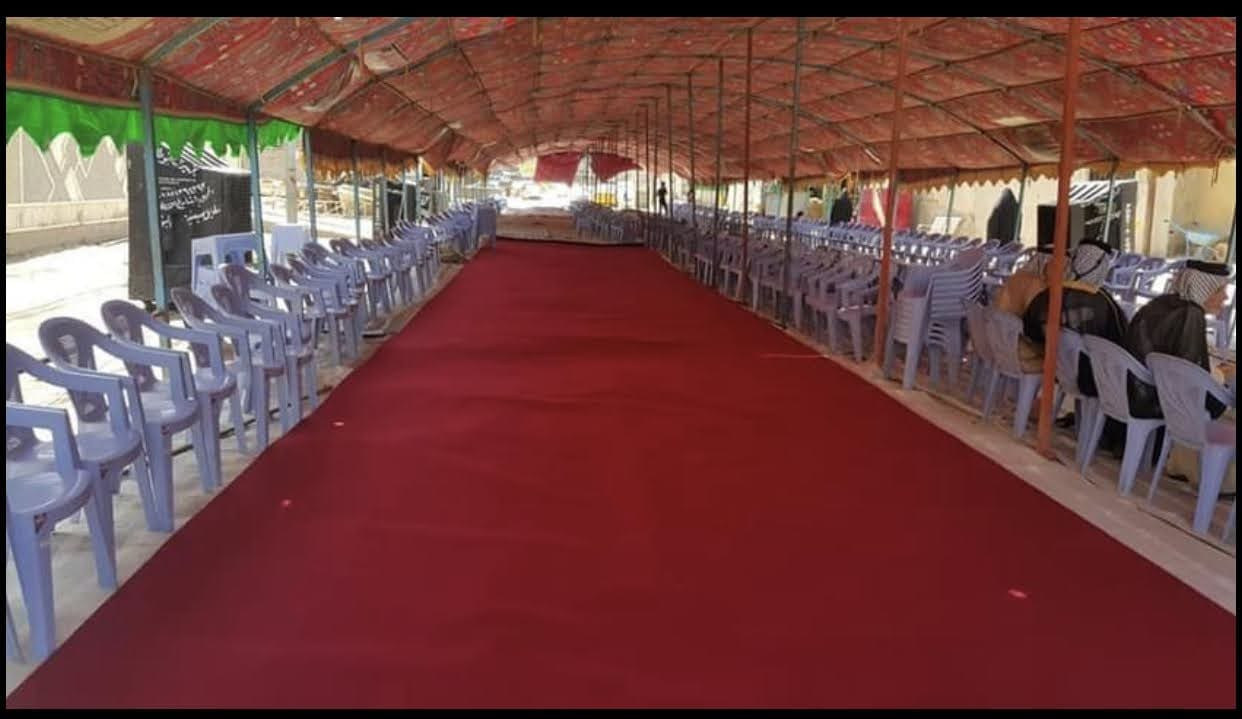 من رخصت الادمن للبيع وتاجير جوادر عملاق العرض 9 متر  ابو الدنكه ويوجد لدينا شبح العرض ٥ونص ويوجد لدينا جادر ابو ٤ متر العرض وباسعار مختلفه جديد ومستخدم درجه اوله لاستفسار لا تعليق ***********   *********** العنوان بصره جمهوريه تجهيزات ابو طالب شارع الاطفاء
