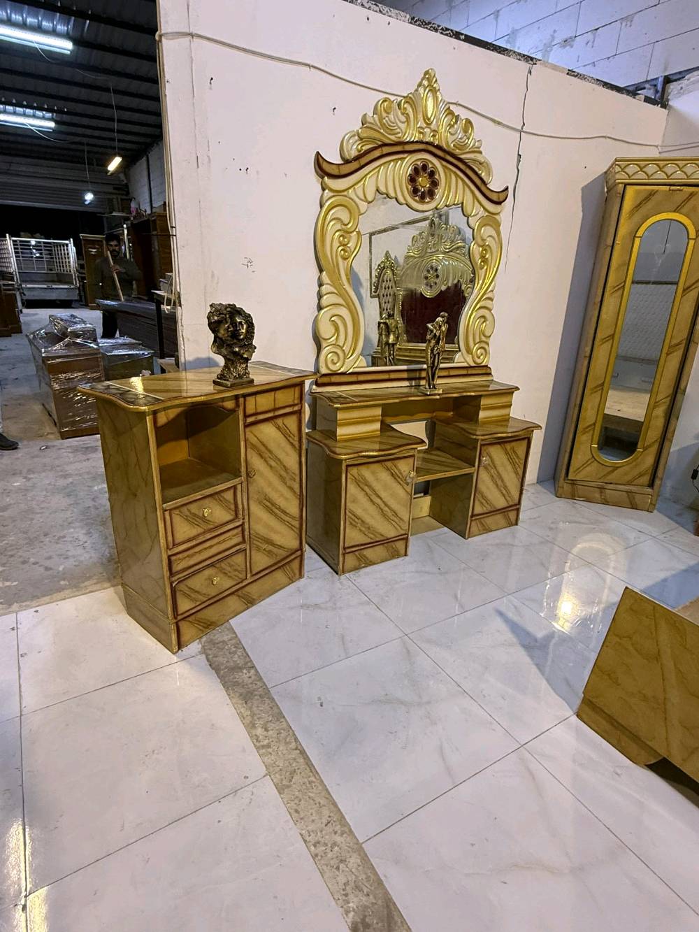 غرفه صاج عراقي 7 قطع نضيفه كلش صبغ حراري 600 قفل نقل مجاني فقط نقل