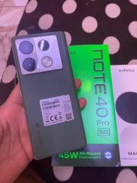 للبيع Infinix Note 40 Pro 5G  الجهاز استعمال خفيف جداً ونظيف، بحالة مم...