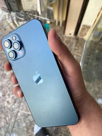 ايفون 12 برو ماكس ذاكره 256 تك سيم مبدل شاشه اصليه  بطاريه 77 بلاد 078...