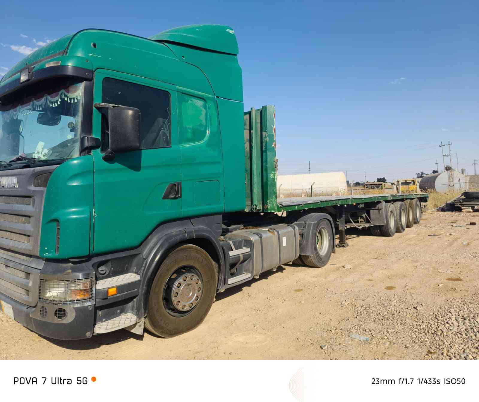 سلام عليكم سياره للبيع سكانيه 2006 رقم كركوك كير عادي عربانه فلات مربوطه 4محاور سعر 275بيه مجال ***********
