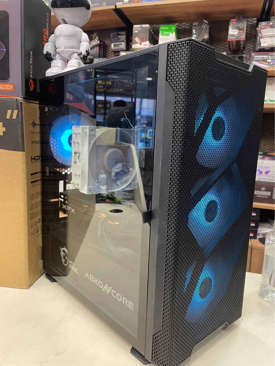 OFFER 1 

CPU R5 5600
MB B450 ASUS PRIME  4 SLOT 
RAM 16 GB DDR4 CORSIER 3200 
HARD 500GB SSD NVME 
COOLER DEEPCOOL AG400
PSU  MSI MPG MODLER 650 GOLD 
GPU RX 580 8GB XFX 
CASE 4 FAN RGB 

BUNDLE KEYBOARD MOUSE  HEADSET 
MOUSEPAD

MONITOR MINIFIRE 24 INCH FHD 120HZ 

940,000

CPU R5 5600
MB B450 ASUS PRIME  4 SLOT 
RAM 16 GB DDR4 CORSIER 3200 
HARD 500GB SSD NVME 
COOLER DEEPCOOL AG400
PSU  MSI MPG MODLER 650 GOLD 
GPU RTX 2060 PALIT 12GB NEW  1 Year Warranty 
CASE 4 FAN RGB 

BUNDLE KEYBOARD MOUSE  HEADSET 
MOUSEPAD

MONITOR MINIFIRE 24 INCH FHD 120HZ 
6 months warranty 

1,170,000 أربيل, العراق


**إذا كنت صاحب هذا الإعلان وتريد حذفه لأي سبب، رجاءا أرسل رسالة إلى الدعم الفني**