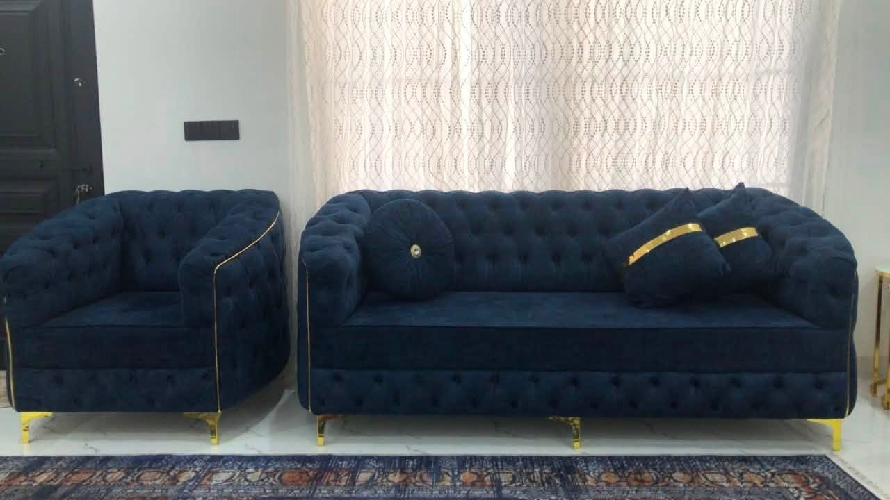 کوردی//
دارو قوماشی تورکیە دیکۆرو ستایلەکەی تەلەب خاسە  مێزێ گەورەی ناوەراستو سێ تەپڵەی شوشوی لەگەڵە نرخی٨٠٠هەزار و مەعامەلە.

✅بۆ زانیاری زیاتر نامە پەیج بنیرە یان تەلەفۆن بۆ ئەم ژمارە بکەن ***********

عربي//
طقم أثاث تركي مودرن، يتكون من طاولة وسطية كبيرة وثلاث طاولات جانبية زجاجية، السعر 800 ألف و بیها مجال.

✅للاستفسار أو الطلب: يرجى مراسلة الصفحة أو الاتصال على الرقم ***********
