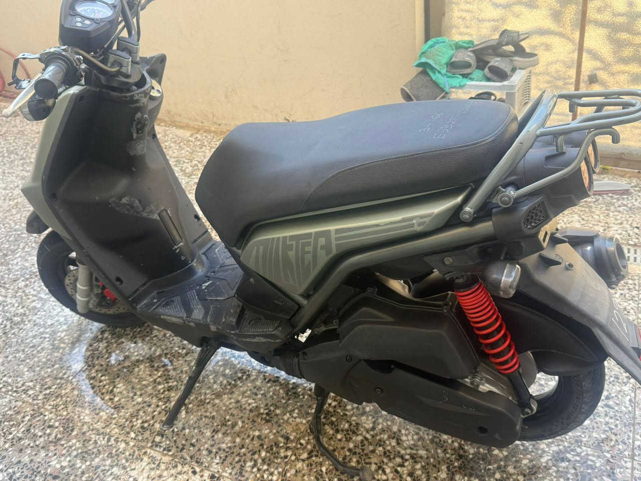 سكنس جبلي رمبة صارلها فترة من نازلتها ولدراجة مثل ما وضح بل صورة نضيفة السعر :1500 وبيها مجال بسيط حك الجية بغداد الامين الثانية رقم ***********
