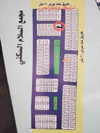 توزيعة الزراعة • نصف قطعة ركن • ١٤٠م