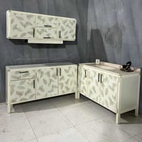 كاونتر ارضي • متر ونص • سنك مرمر صناعي