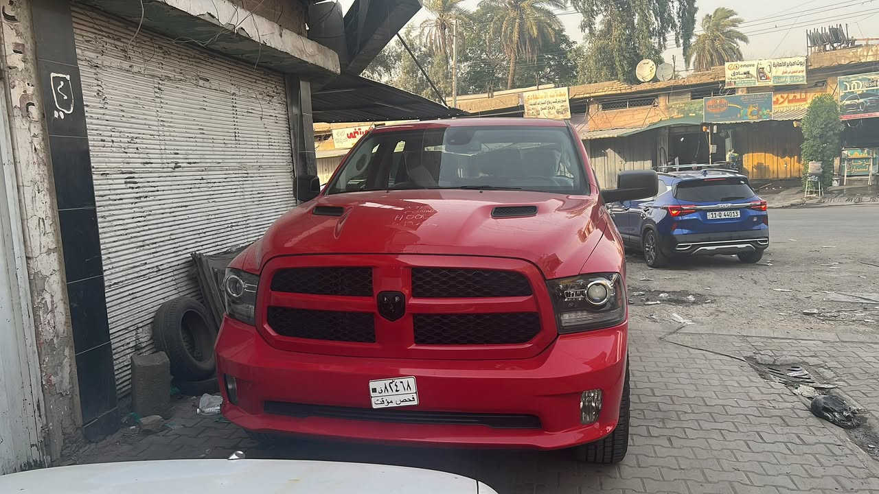 دوج رام موديل 23 فور ويل 6 سلندر   V6 بدون صبغ حادث دعاميه فقط ماشيه 10 الف مرقم جديد بغداد *********** @إشارة
