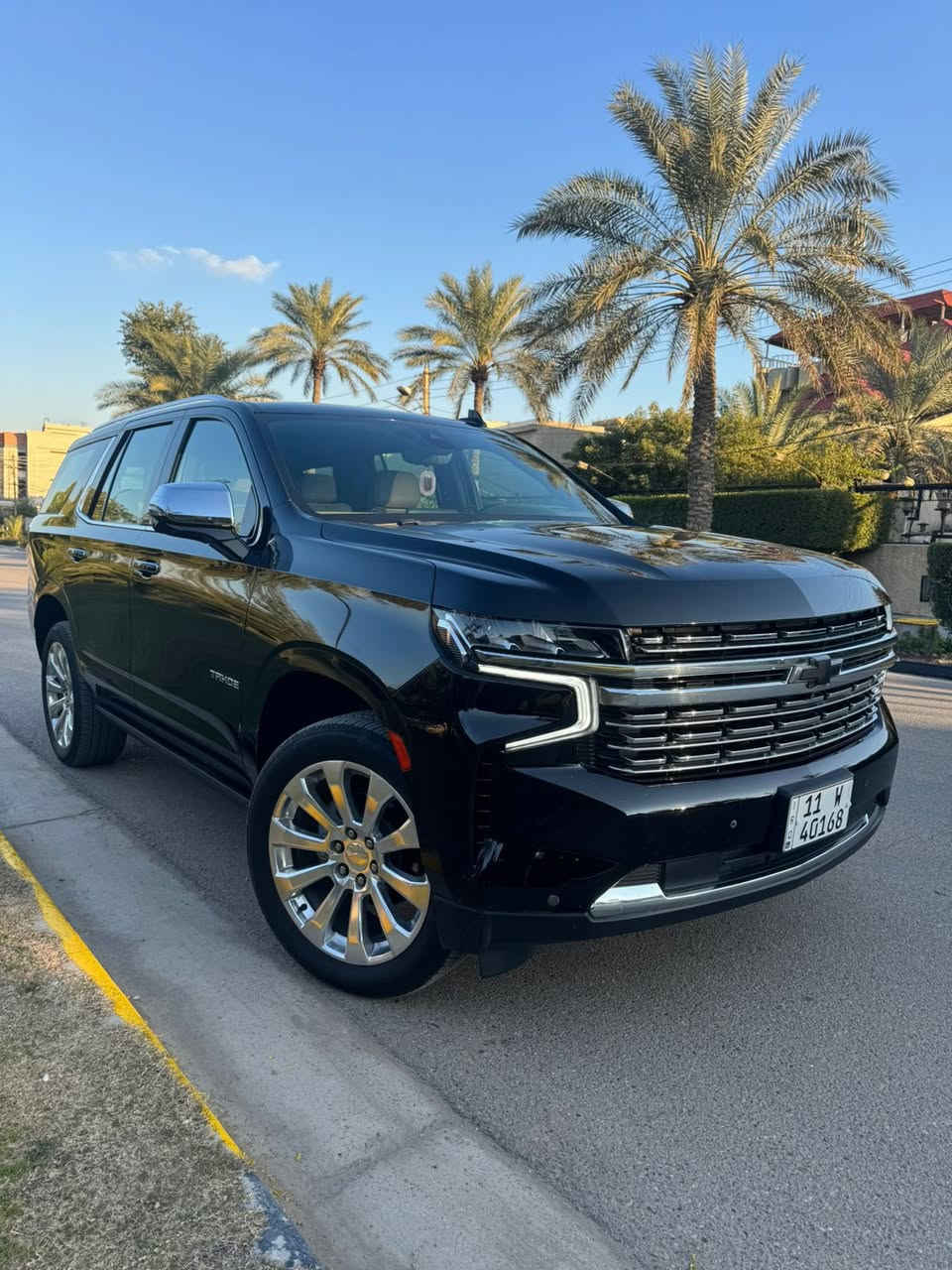 للبيع — Chevrolet Tahoe Premier 2022
🔹 اللون: (اسود)

🔹 الموديل: 2022

🔹 الفئة: Premier (أعلى فئة) وكاله المنصور 

🔹 المحرك: V8 5.3 لتر

🔹 القير: أتوماتيك 10 سرعات

🔹 الدفع: (RWD/4WD)

🔹 كيلومترات: (أكتب الكيلومترات)

🔹 حالة السيارة: ممتازة — بدون حوادث — نظيفة جداً

🔹 الصيانة دورية بوكالة

✨ تركيب PPF كامل حماية طلاء (Full Wrap)

🛡️ حماية ضد الخدوش والأحجار والأشعة

🛡️ حماية النقاط الحساسة بالكامل

🛡️ فيلم عالي الجودة + ضمان (١٠ سنوات )

📍 السيارة متوفرة مطار بغداد الدولي )

💰 السعر المطلوب: ($٥٣ الف )

📞 للتواصل: (***********)

