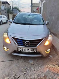 نيسان صني موديل ١٥ رقم سليمانية باسمي مكينة وكير وتبريد مكفولات حدادية...