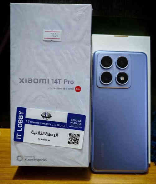 جهاز شاومي 14 تي برو نضافه 100 شاشه 144 هرتز اموليد ذاكره 512 الرام 12 معالج 9300 بلاس بوبجي 120 فريم كامره 50+50 من لايكا بطاريه 5100 شحن 120 واط صوت ستريو كامل ملحقات السعر 450 المكان ناصريه حبوبي قرب الوطني *********** ناصرية
