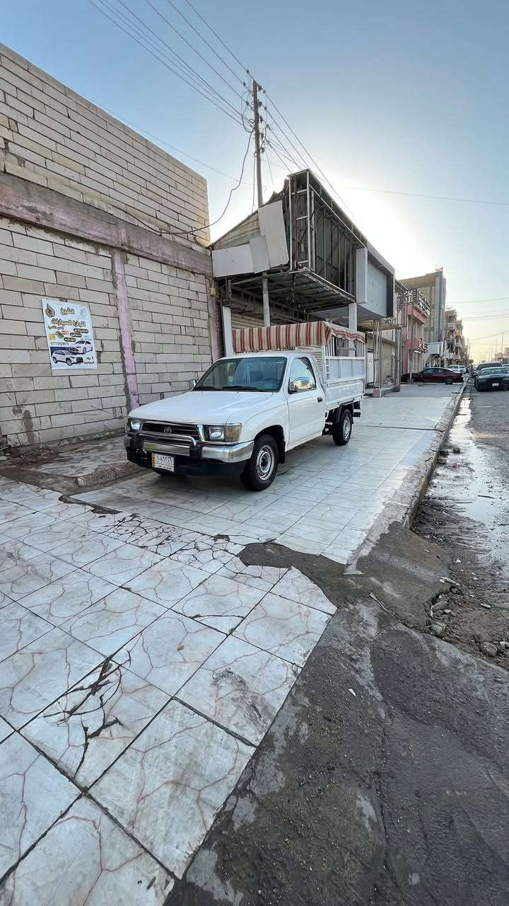 السلام عليكم تيوتا بيكم موديل 2000 اوربي كير ومكينه خير من الله شاصي مكفول البدي شوف العين نضيف جدا تخم تاير جديد باتري جديد السيارة بسمي تحويل ثاني يوم مكان السيارة ميسان العمارة للاستفسار الاتصال *********** ‬
