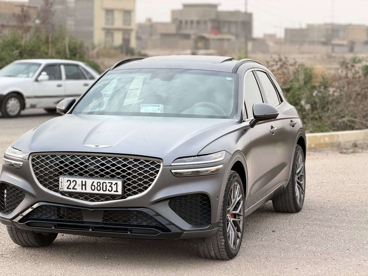 بيع فقط GV70مديل 22
مكينه 6 3.5 توين تيربو 
ماشيه 39 الف
رقم اربيل تحويل او وكاله 
حادثه موضح بالصور بيند فقط وطلع بيه جاملغ كلير من امريكا ارباك دركه وراجع سستم 

نفطي  مات طافيه 
داخل احمر بالكامل 
سقف شامو 
بانوراما 
اوتو بارك 
اوتو هولد
اطفاء ذاتي 
كشن السائق مساج 
اربع كامرات 
كشنات تدفئه تبريد حتى الخلفي 
كشنات خزن حتى الصدر 
تبريد منفصل مع تحكمات كامله امامي خلفي
5 مودات قياده 
دخول ذكي 
مري شفط 
اشاير بالمري 
ترحيب علامه الجنسيز بالمري 
رادار مري 
مري قلاب بالبك 
حساسات خلفيه اماميه
اناره داخليه متغيره 
نظام صوتي 16 سماعه 
بردات خلفيه
كير مكينه حداديه تبريد كفاله 
السياره بحاله الزيرو صفر مسج 
صفر مسج 
مكينه 6 مو4
مكاني بابل 
***********
