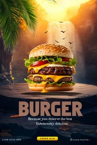 تصميم بركر احترافي بجودة عالية ✍️ نشتغل على تصاميم عصرية تناسب كل المش...