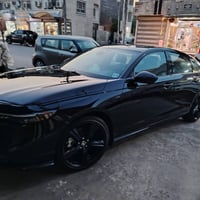 هوندا اكورد هايبرد 2025 سبورت  L لون أسود طبت على كمرك جديد مرقمه كامل...