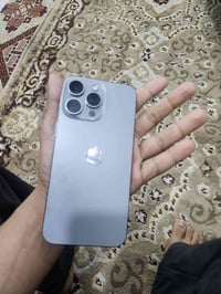 للبيع  iphone 15 pro max بطاريه 87 ذاكره 256 مبدل شاشه فقط  السعر 725ا...