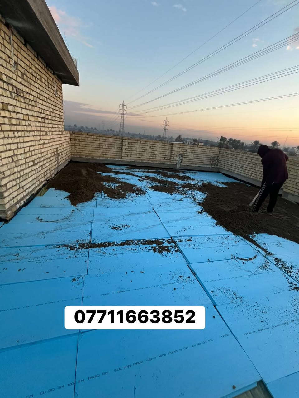 السلام عليكم
تطبيك السطوح بالاشتايكر وترميم السطوح القديمة  وأعادة الماستك وتزفيت السطوح عمل أو كرستة وعمل حسب طلب  شغل درجة اولى 

مراحل العمل 
فلانكوت
.زفت
نايلون زراعي
فلين او فوم  3 او 5.cm.حسب الطلب
زميج
شتايكر  درجة اولى
ماستك + كوي الداير.. للاستفسار  اتصل ***********📞
***********

ونعمل في (بغداد)
