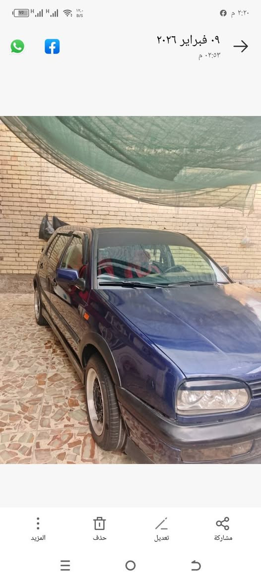 السلام عليكم كولف موديل٩٢ جاهزه تبريد ثلج بسمي شرط التحويل السعر ٤٥ وبيه مجال لشراي مكان بغداد الرشاد موبايل ***********
