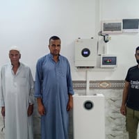 منظومه رقم ( 8) في بيجي  بعونه تعالى  تم #تنصيب #منظومه #طاقه #شمسيه  ...