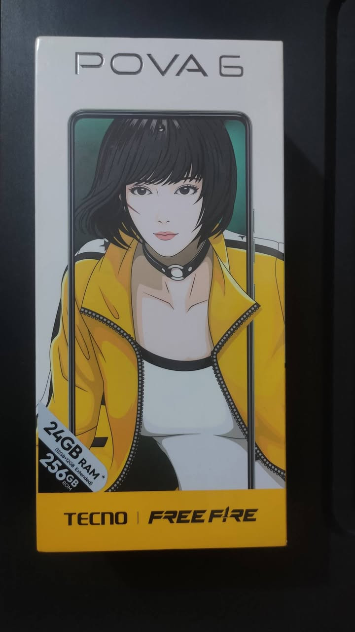 موبايل TECNO POVA 6
للبيع جديد ما مستعمل تغليف الشركة
السعر:  190 الف
الموصفات:
-ذاكرة 256 رام 24 كيكا 
-شاشة 6.78 اموليد 120 هرتز
-بطارية 6000mAh بسرعة 70 واط
-كامرا خلفية 108 ميكابكسل والامامية 32 ميكا
- معالج: Mediatek G99 Ultimate
- يحتوي على اضاءة تفاعلية للاشعارات

**المكان : الموصل


**إذا كنت صاحب هذا الإعلان وتريد حذفه لأي سبب، رجاءا أرسل رسالة إلى الدعم الفني**