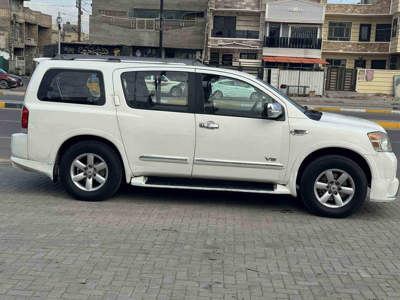 ارمادا 2008 محرك 8 كير ومكينه مكفولات تبريد منضومه زنون منضومه غاز 80 لتر بأسمي مصبوغه حزام اثر جراد فقط بيع او مراوس حسب القناعه مكاني بياع حي العامل *********** السعر ١١٠
