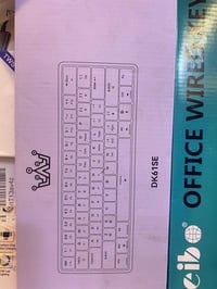 كيبورد جديد لون ابيض RGB انارة لون ازرق واحمر مدخل تايب سي سعره 30 الف...