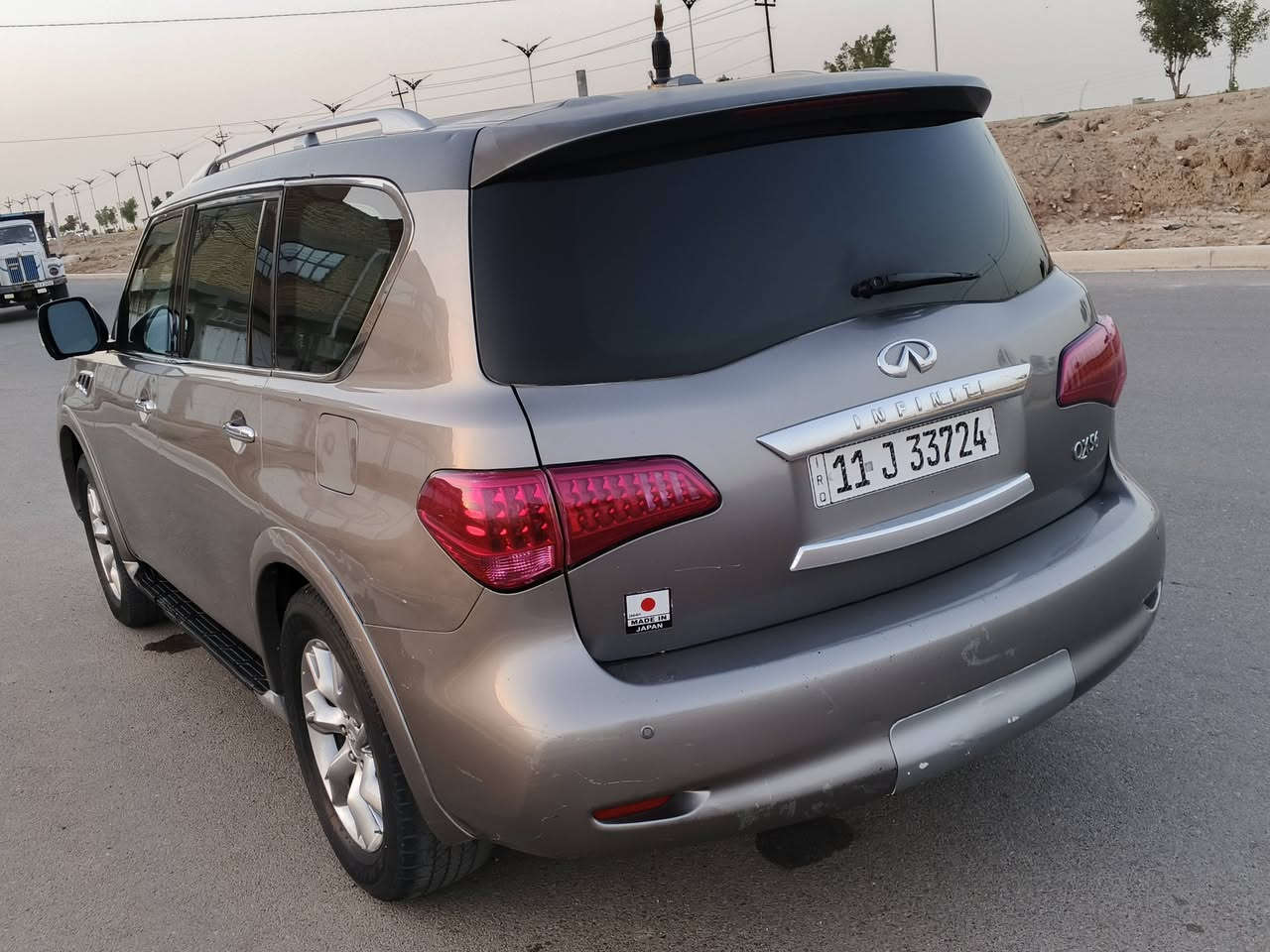 السلام عليكم
انفنتي للبيع او مراوس حسب القناعه QX56 

موديل ٢٠١١ فول مواصفات للاخير 

كشنات منفصل ViP

٣٦٠ درجة كامرات ورادارت 

لايت متحرك مع الستيرن 

شاشات خلفيه ٢ واماميه 

دشبول صاج وبعد هواي مواصفات المعروفه 

مكان السياره واسط مركز المدينه

سعر ١٤٢

للاستفسار

                                                          ***********
***********
