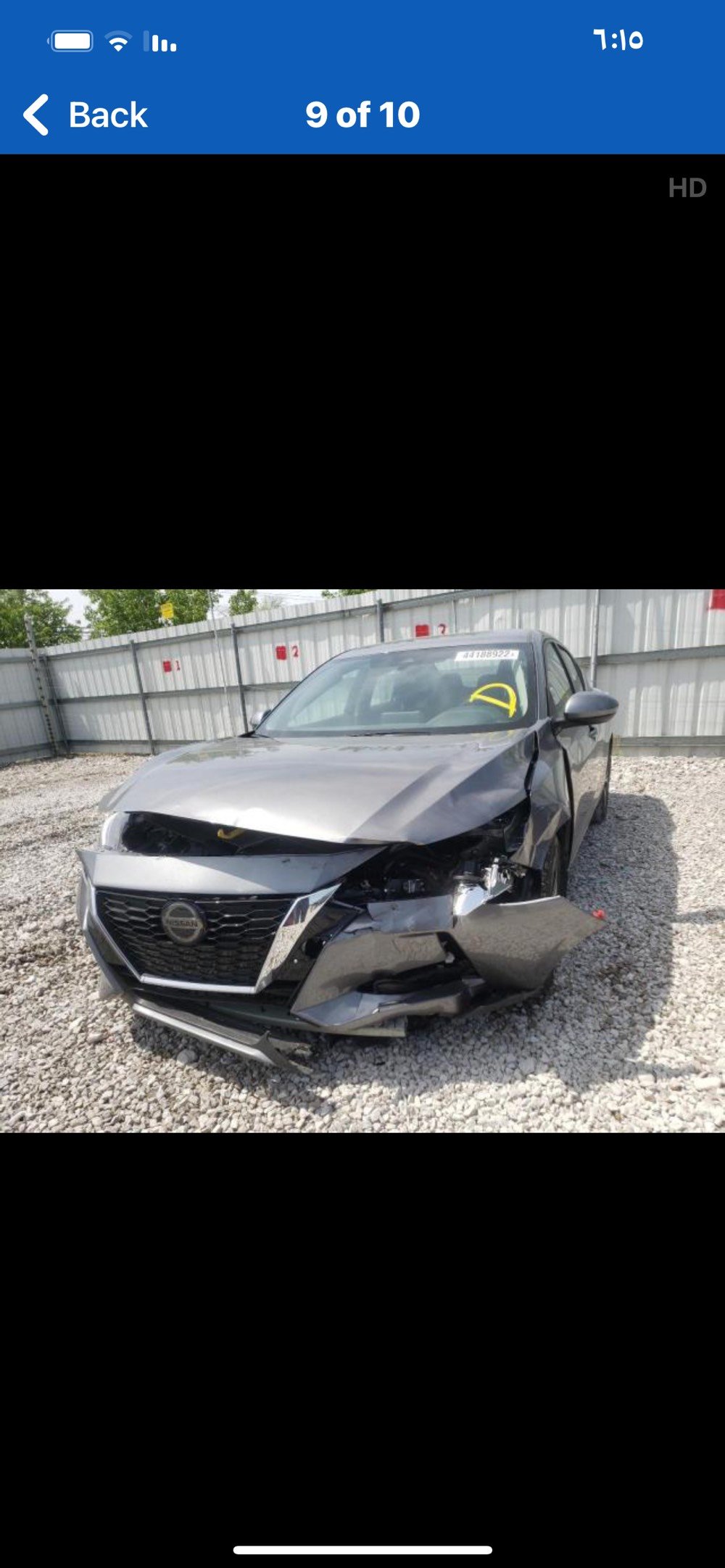 نيسان سينترا sv موديل 2022 فول عدى الفتحه .
ماشية 38 الف ميل 
الكوت 