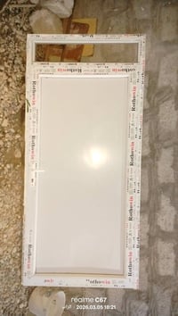 باب بلاستك شرط النضافة . 223 × 105 / الباب الثاني 224 × 65.5  سعر الأو...