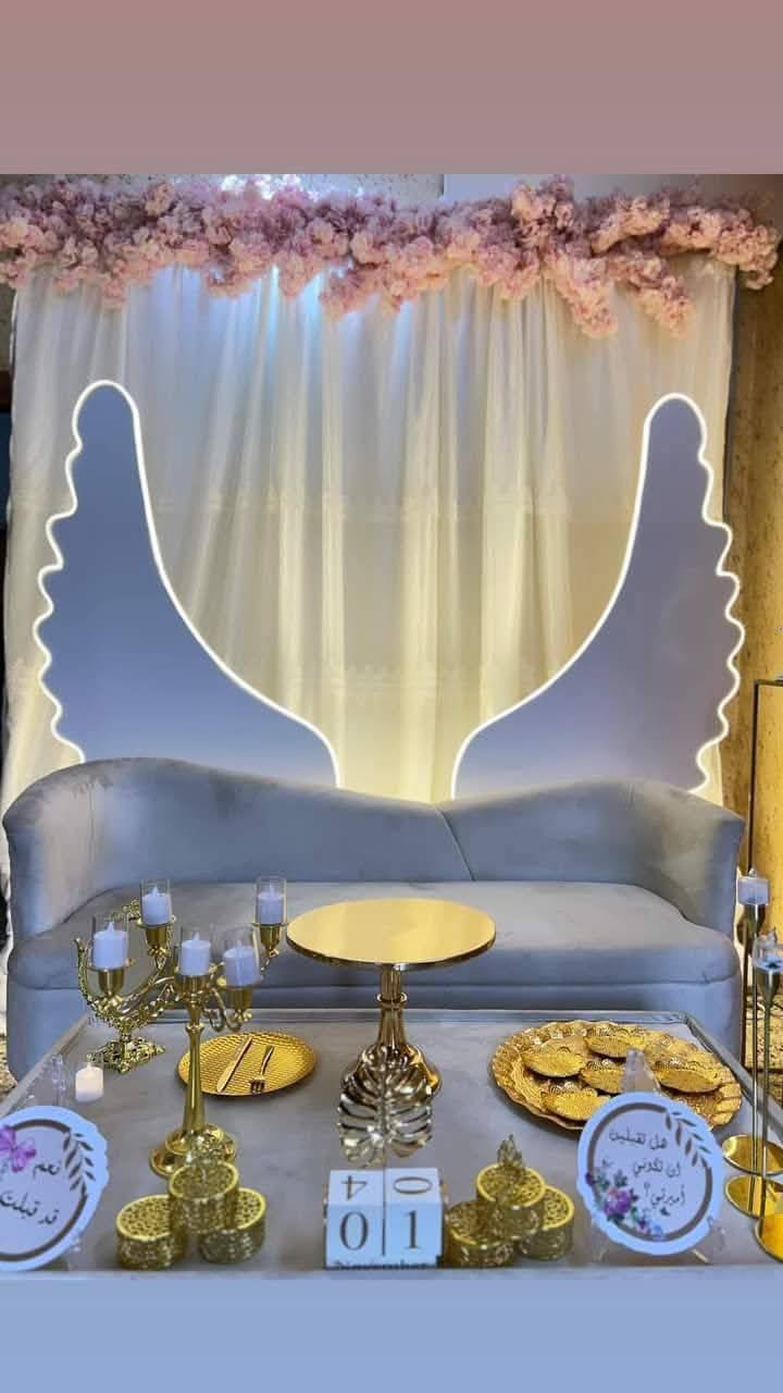 🌙 بمناسبة قرب عيد الفطر المبارك 🌙
تم فتح باب الحجوزات مبكرًا لكوشات الفرح 
💍 الأعراس | 🌸 الحنّة | 💖 الخطوبة | 📜 عقد القران
✨ تصاميم أنيقة وديكورات مميزة لليلة لا تُنسى.
⚠️ المواعيد محدودة في فترة العيد، سارعوا بالحجز الآن.
📞 للحجز:
***********
***********

