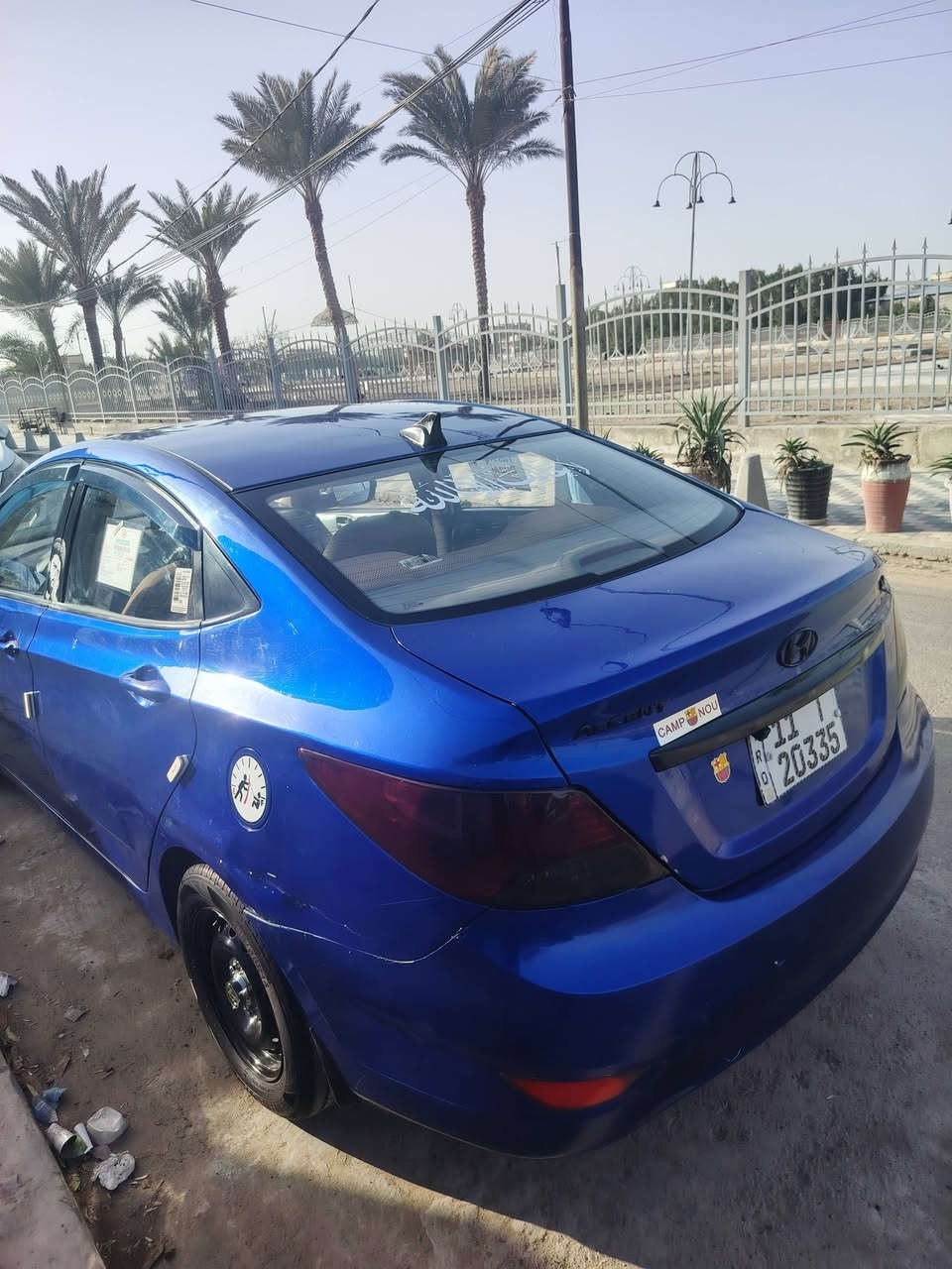 سلام عليكم 
اكسنت خليجي 2015
1600
مصبوغة عام 
سعر ٧٩ وبيه مجال بسيط 
سياره أي نقص مابيه 
سستم صوت بيه 
تخم تاير جديد 
كهربايات كله شغاله 
سياره كامله 
بغداد الغزاليه 
***********
