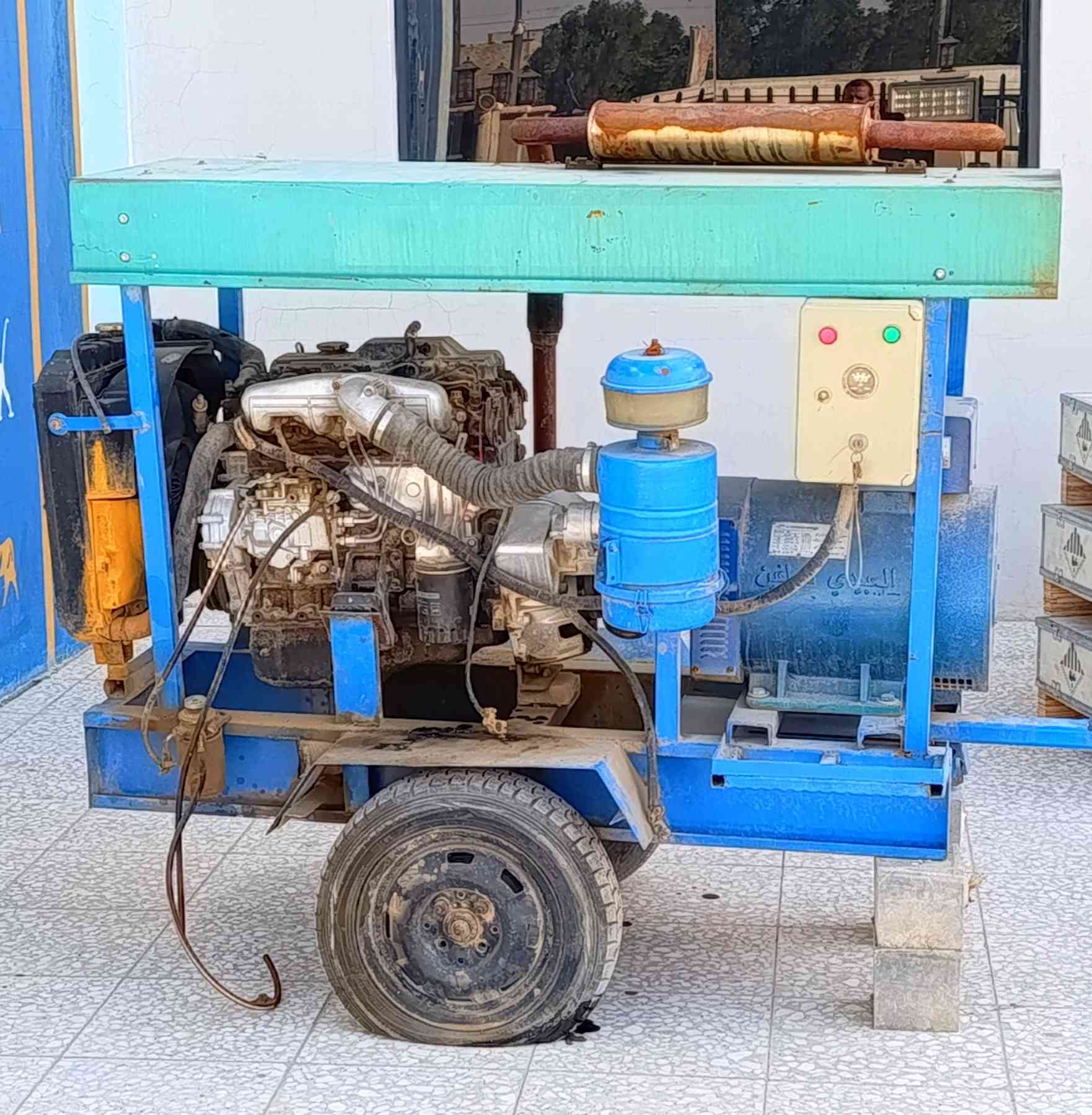 #للبيــــع_للبيــــع_للبيــــع
مولد كيــا نظيف محرك 3000
مكفول من البخار والتنقيص 
راس توليد 30 كيڤي 3فيز نحاس 100%
جاهز وشغال ..
المكان بغداد النهروان
هاتف ***********
