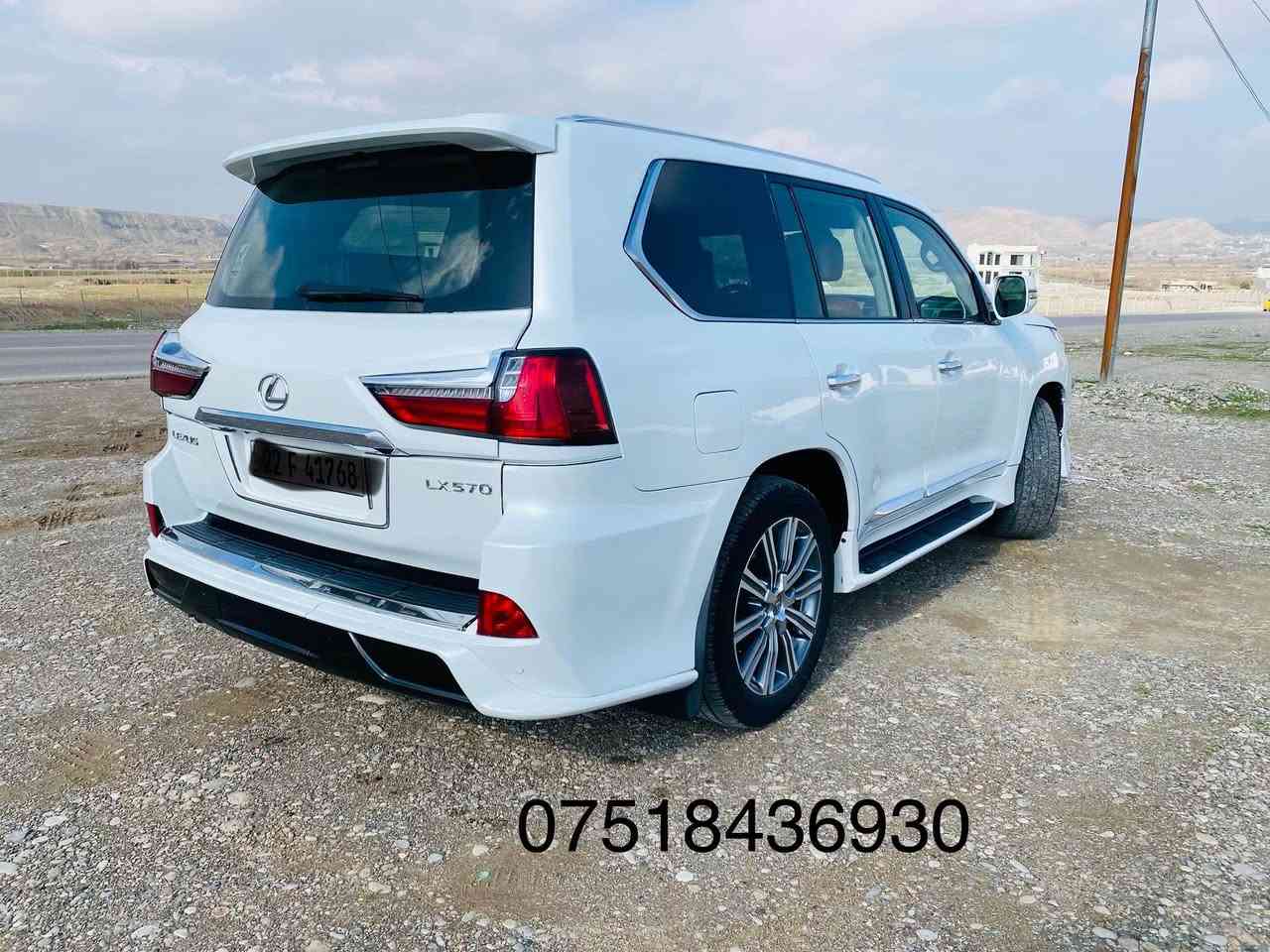 لێكزس ٢٠١٣ LX570 شكلی گۆڕاوە بۆ ٢٠٢١ سێ پارچەی ڕەشە باقی بۆ شكل گۆڕین حیزام كراوە***********واتس ئەپ و ڤایبەری لەسەرە ***********سەیارەكە بێ مەسرەفە فول فول مواسەفات بەسمە سلایت كوشنجلد  ناو قەیسی ڕادار كامیرا دەبڵ عەكسل وچوپ بەرزو نزم دەبێت أربيل, العراق
