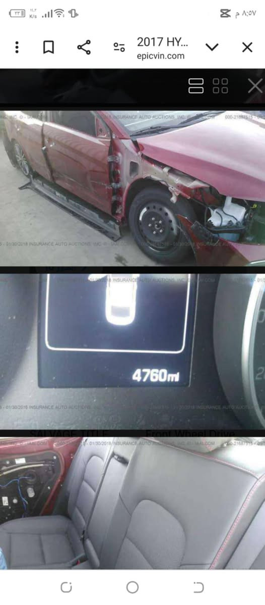 السلام عليكم
النترا 2018 سبورت 
وارد امريكي لوناحمر للبيع 
محرك ١٦٠٠ تيربو مكفول 
كير عادي 6 نمر من عده البك  
اكزوز رياضي بلادي
مواصفات ١/١ :
بصمة تشغيل وبيبان وصندوك 
كشنات حضن جلد مختومه sport 
تدفئة كشنات 
دشبول كاربون فايبر 
كيجات رياضي 
سلايد روف
لايت زينون بلادي 
بك لايت لد بلادي 
ويل كب ١٨ كروم بلادي 
مرآة تعتيم ذاتي 
اشاير بلمري 
رادار نقطة عمياء 
حساسات خلفيه
تحكمات ستيرن 
تدفئة ستيرن 
ستيرن حرف D 
شفتات بلستيرن 
سستم صوت سماعات انفنتي ودمام خلفي 
تبريد بيانو 
……….
صدر جديد تخم تايرات جدد 
رقم اربيل 
ماشيه 90 ميل 
وارد امريكي السونار بلصور
السعر 120$ وبيها مجال
مكاني نجف ***********
