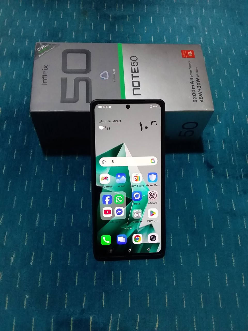 جهاز أنفينكس نوت50
Infinix noTE 50
نظافة/%100
ملحقات/شاحنة45واط والباكيت فقط
الذاكرة/256
الرام/8+8=16
يدعم الشحن السريع 45 واط
للبيع أو للمروس
مكاني/بغداد-الدورة


**إذا كنت صاحب هذا الإعلان وتريد حذفه لأي سبب، رجاءا أرسل رسالة إلى الدعم الفني**