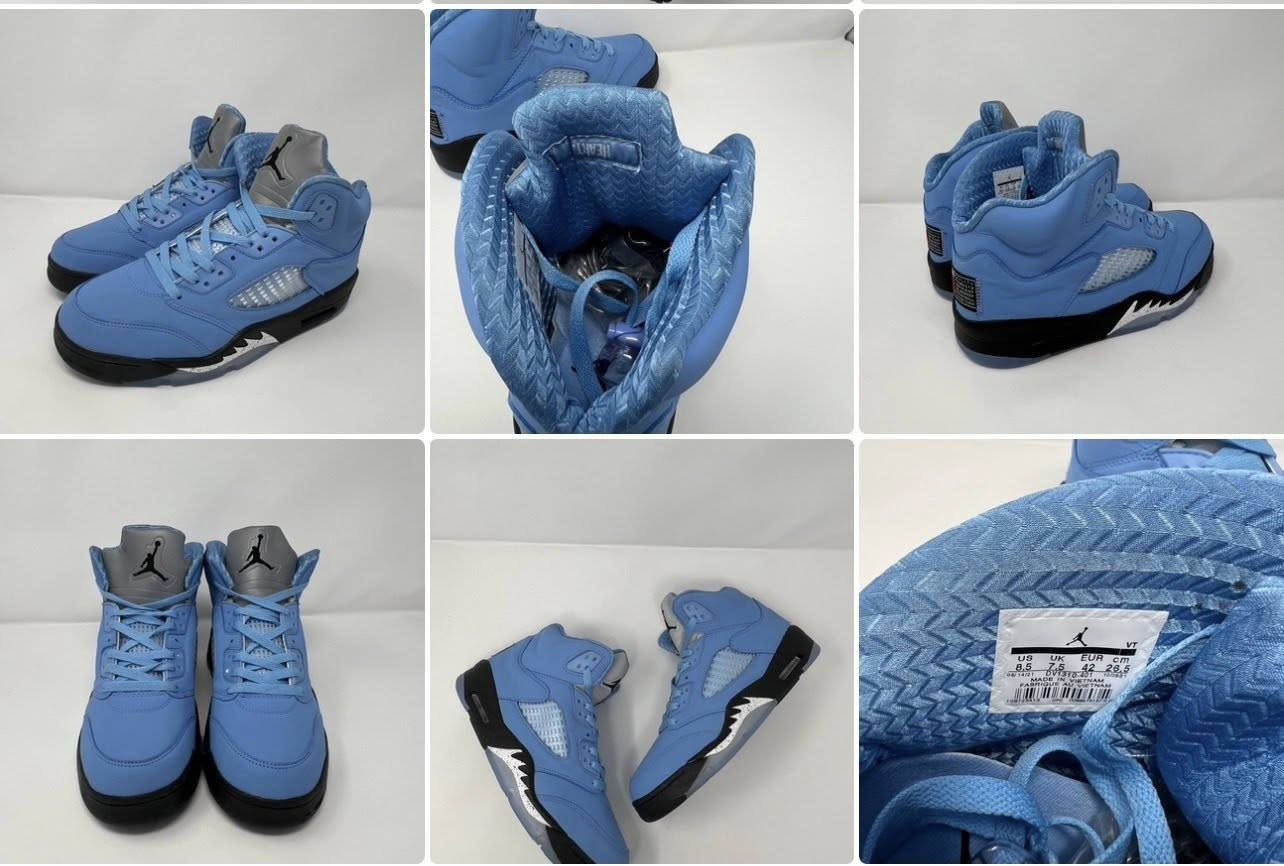 ⁨ ‎الاسم:
(Nike Jordan 5 University )
‎الحجم وطول القدم:
(حجم 42 طول قدم 26ونص سم)
‎السعر:
(35 الف دينار)
‎الوصف:
(باله فيتنامي غير مستعمل نظافه 100%، تصميم فخم وشكل مميز جدا وهالشي معرف عن احذيه جورن، القطعه تفيد محبين كره السله او للبس اليومي)

تابعني انستكرام وشوف القطع القويه 

https://www.instagram.com/hermes.storex?igsh=MTBvc3I2dm9yYTBjaw==


**إذا كنت صاحب هذا الإعلان وتريد حذفه لأي سبب، رجاءا أرسل رسالة إلى الدعم الفني**