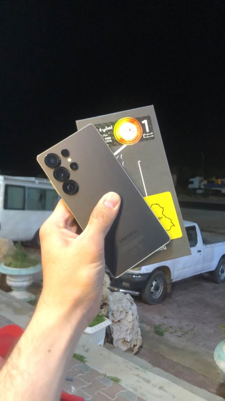 Galaxy samsung s25 ultra 

زەمان جیبال 
Jibal zone 
 زاکیرە 256 
ڕام 12 
زەمانی 6 مانگی شەریکەی تیا ماوە 
زۆر زۆر کەم ئیشی کردووە 
100% خاوێن بێشوخت 
یەک شوختی تیا بوو 100$ بشکێنە بە دڵی خۆو 
ڕەپتی بیلادی هەڵنەپچڕاوە 
کامل ئەشیا 

نرخی 800$ دۆلار

***********
واتساپ
موشتەری چات یان تێل بکە بەم ژمارە تەلەفونەوە 📞

گەیاندن هەیە 📦 السليمانية, العراق
