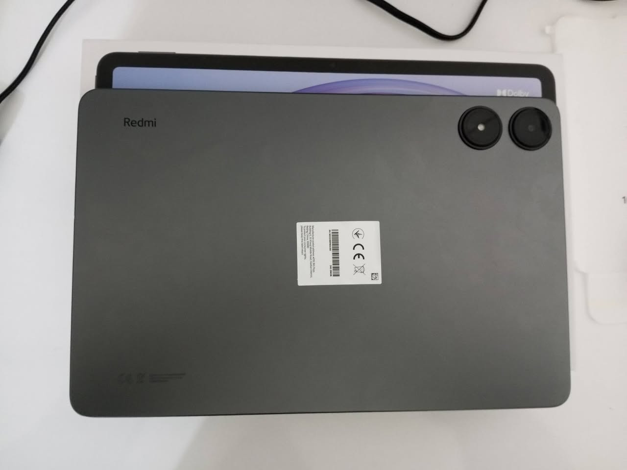 السلام عليكم...
تابلت Redmi Pad Pro مستخدم نظيف جدا.
معالج سناب دراجون 7s Gen 2.
بطارية 10000mAh و شاحنة بسرعة شحن 33W.
شاشة عملاقة بحجم 12.1 وتردد 120 هيرتز.
صوت Dolby Atmos محيطي.
مع كامل الملحقات إضافة إلى الكيبورد الرسمي للتابلت.

السعر 285 ألف.

العنوان حي الرافدين مقابل ملعب اريدو.


**إذا كنت صاحب هذا الإعلان وتريد حذفه لأي سبب، رجاءا أرسل رسالة إلى الدعم الفني**