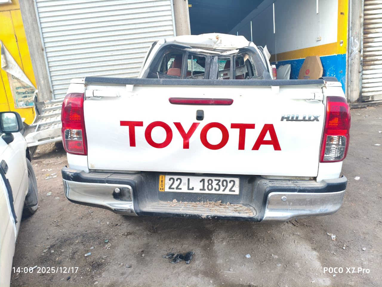 السلام عليكم بيكم هايولكس  موديل 2020 رقم اربيل مضروب بجم للاستفسار ***********
