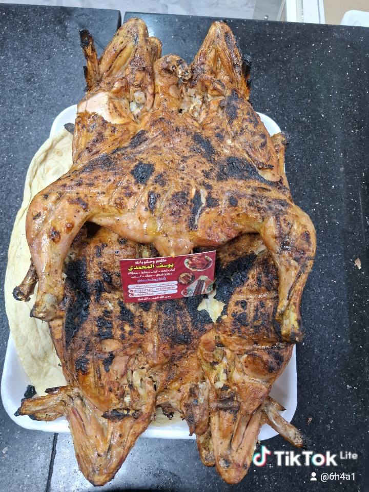 مطعم ومشويات # يوسف المحمدي# يقدم لكم أشهى انواع المشويات كباب دجاج 🐔 كباب لحم 🍖 تكه لحم تكه دجاج معلاكَ وحسب اختيار الزبون مع توفر خدمه توصيل لكافه أحياء مدينة الفلوجة
مستعدون لتجهيز كافة المناسبات والاعراس بأنسب الأسعار وحسب رغبة الزبون
يتوفر لدينا دجاج شوي على الفحم بالطريقه البغدادية مع كافة انواع المشاوي لأخرى اتصل وتدلل 💞
#رضاكم_هدفنا_زيارتكم_لنا_اسما_أمانينا 
العنوان -شارع المحيط مقابل اسواق عطوفه1 قرب سيطرة الموظفين 
 للمزيد الاتصال ☎️
***********
***********
***********
ومن الله العون والتوفيق 
        بأدارة يوسف ابو ياسين المحمدي
