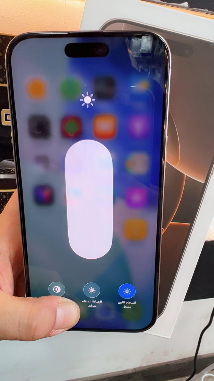 السلام عليكم
آيفون 16 برو ماكس
لون دزيرت مميز 
بطاريه 🔋97
ذاكرة 256
شرق اوسط عربي 
ماستر AEA 
نموذج m
شخط واحد مبي 
واذا بي شاخذ واحد تاخذه بلاش 
مكفول كفاله عامه من فتح وتصليح 
كامل ملحقات
السعر /  مليون و290  الف وبي مجال قليل كلش
العنوان بغداد الدوره شارع الصحه
شراي اتصل ***********
