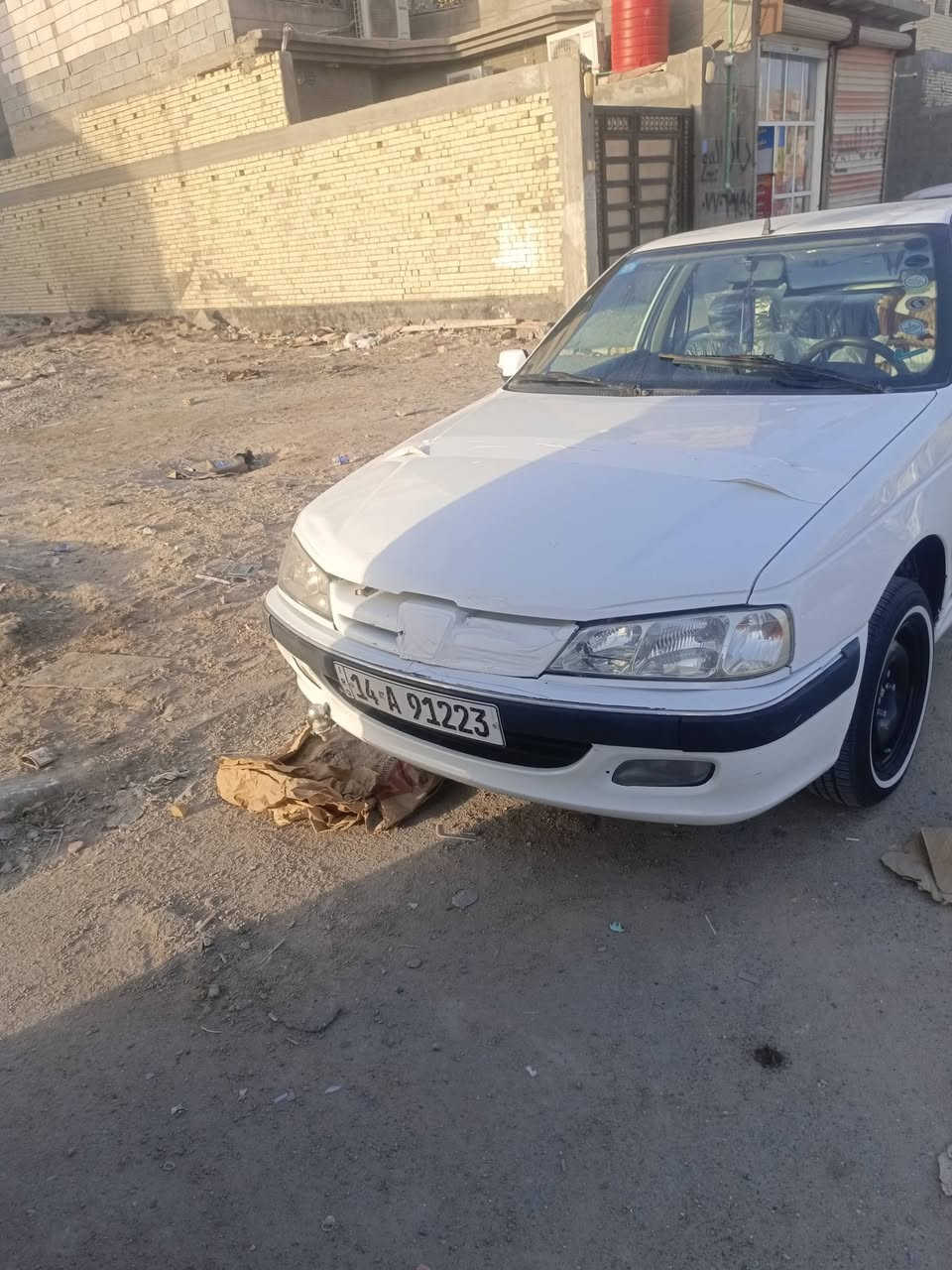 بيجو موديل 15كفاله
محرك وبدي
مكاني حيانيه رقم‏‪***********‬‏
