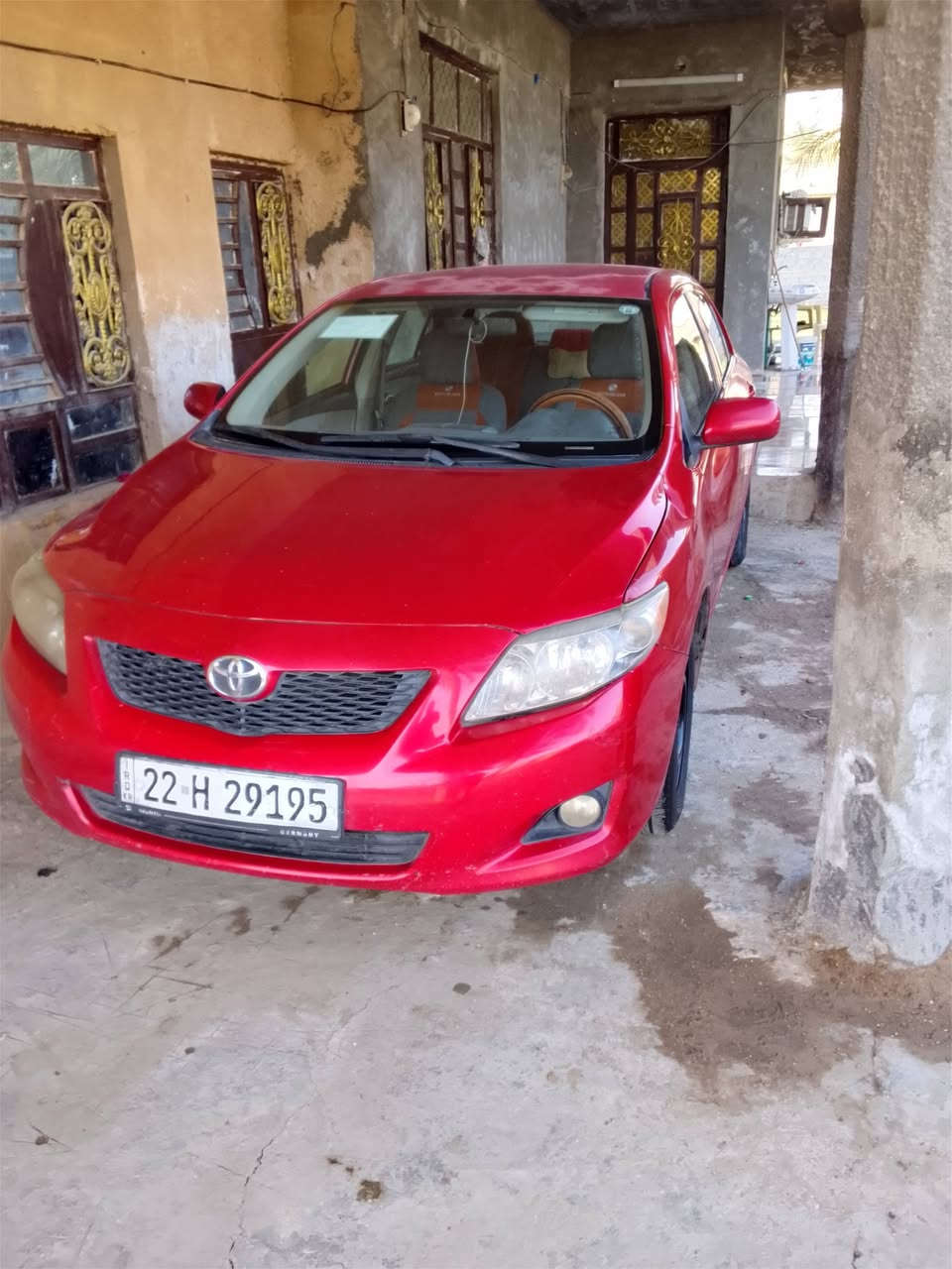 سلام عليكم سيارة كورولا موديل ٢٠١٠ امريكي بيهة ٣ قطع مكاني بغداد تاجي رقم ***********
