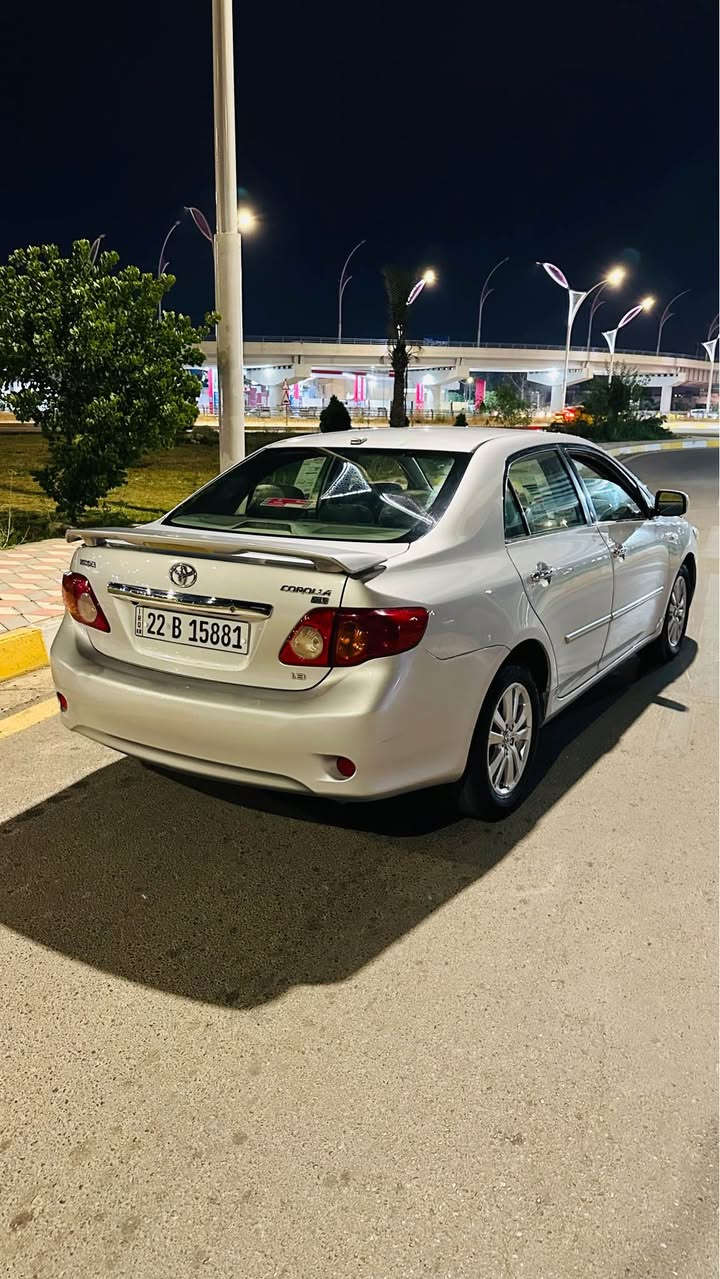تيوتا كورله موديل 2008 خليجي 👑✨
فول مواصفات عدا فتحه 🦯
شاشه كامره مرايات شفط
 مرايات كهربائي  سنتر لوك بيلاد جام اربعه كهربائي ستيرن ڤوليوم 🚙 
وبيها دفتر بانزين ⛽️
سياره كلين بدون صبغ بدون جلح
كير اوتو ميكاتيك محرك شرط لا صرف ولا بخار🩵
سياره مال بيت بدون اي نواقص 🍀
رقم  سنويه هيزه جديد لحد 2031شرط تحويل تبريد ❄️ ثلج سعر مناسب 105 وبيها مجال مكان سياره كركوك "***********"💫 كركوك, العراق
