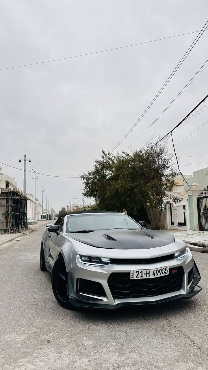 للبيع 
Camaro 2017 2ss
ماشية ٧٠ الف 
كير و محرك كل بشرط 
سيارة فوول مواصفات 
بجم كبس 
بدون ارباك و بدون دواخل 
قطعتين صبغ 
دينار مابي مصرف 
سعر ١٤٨ بيها مجال بسيط 
مكاني اربيل 
*********** واتس اب

