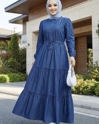 فستان جينز • محجبات • قماش مريح