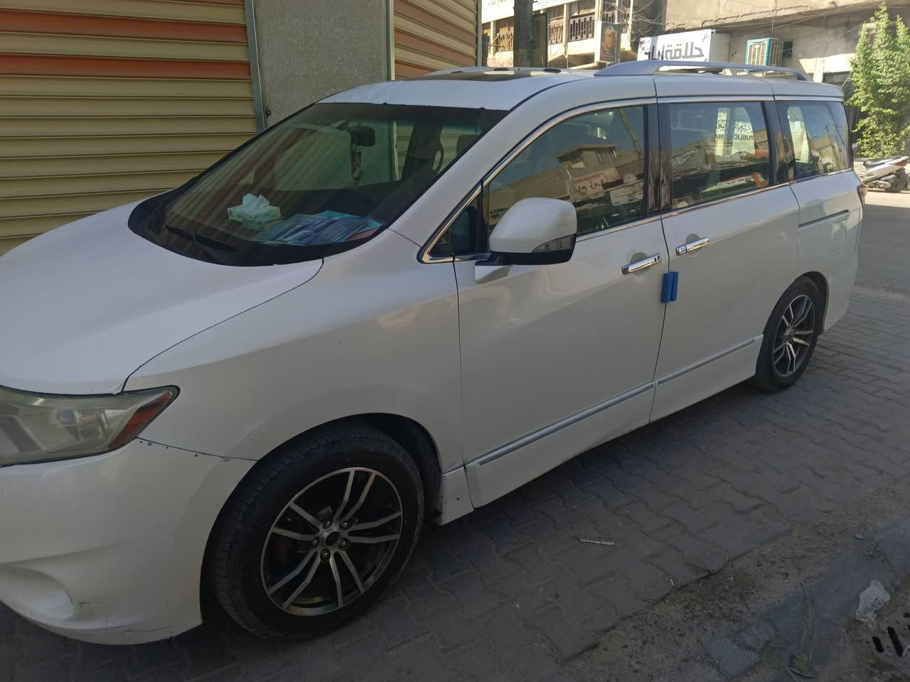 السلام عليكم عندي نيسان كويست موديل 12 رقم انكليزي بغداد تحويل ثاني يوم فول مواصفات Le شاشة اندرويد كامرة خلفية كشنات جلد بلادي تدفئة تبريد دبل سلايت روف السعر جدا مناسب ٩٥ ورقة وبيه مجال  والتفاصيل الاتصال على هذا الرقم ***********...؟؟ ملاحظة بيهة نواقص بصيطة  عدم التفرغ الواقع احلى من الصورة ...
