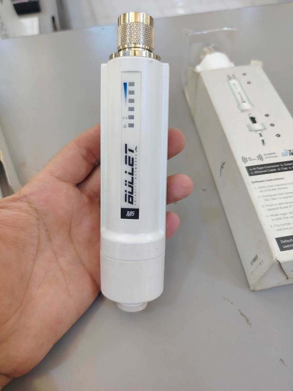 عندي 3 قطع بلت
BULLET  UBNT M5

جديد بالكارتون غير مستخدم

العنوان: كركوك
يوجد توصيل 
***********
