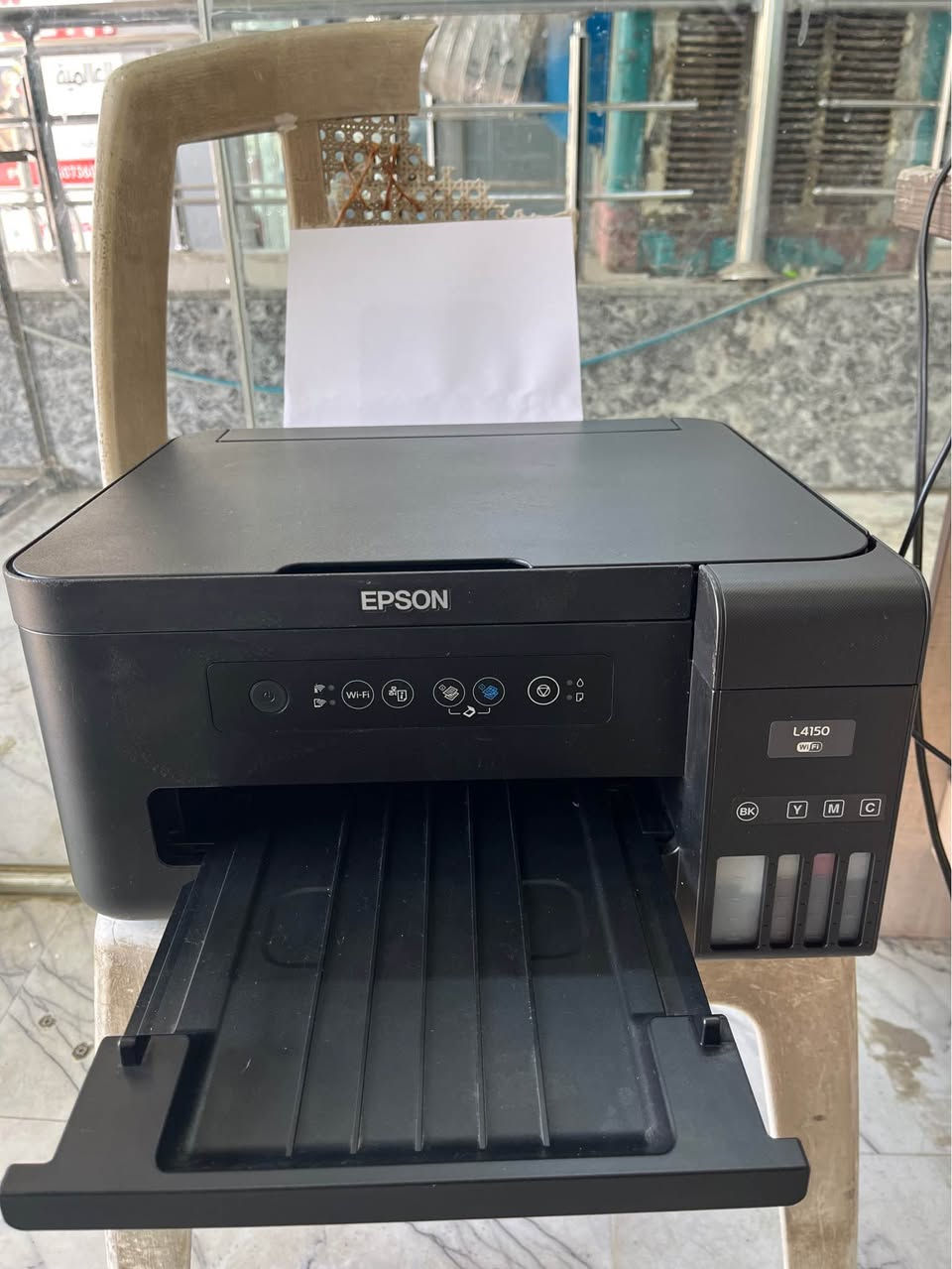 السلام عليكم طابعه ايبسون L4150 وايفاي اسكنر استنساخ ملون واسود وابيض حقن خارجي سحب صور من الموبايل  الطابعه نضافه فول جديد الطابعه سعرها خاص او على الرقم سعرها مناسب  الشراي يتصل ***********  تحياتي ادمن موصل, نينوى
